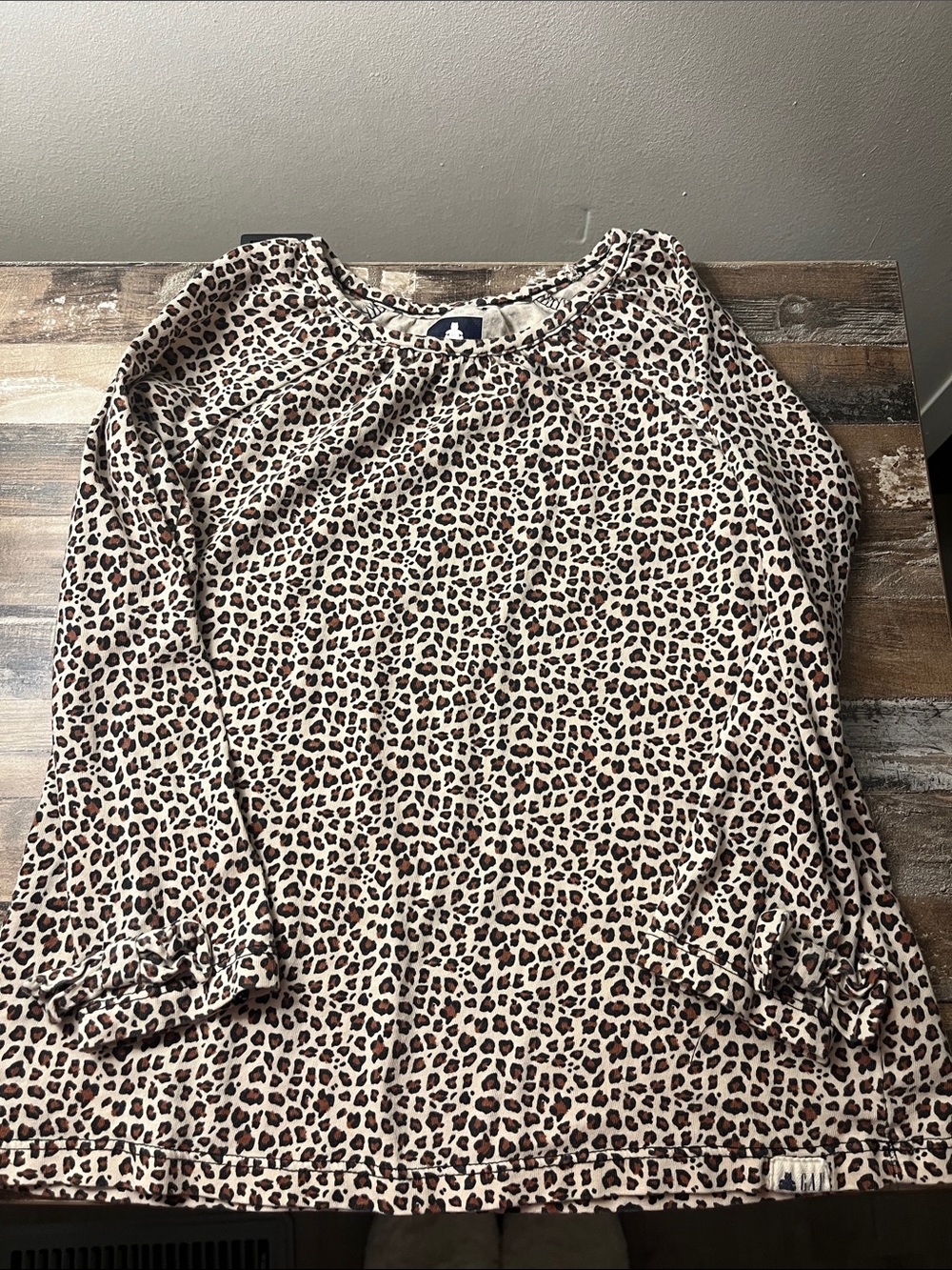 Gap 4 years toddler leopard shirt